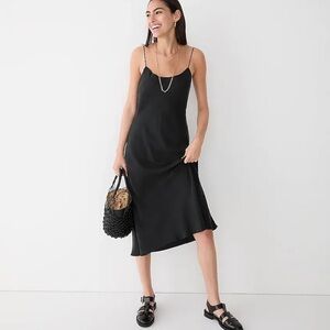 J.Crew Gwyneth Cupro-blend Slip Dress